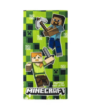 Minecraft Håndklæde - Steve   Alex