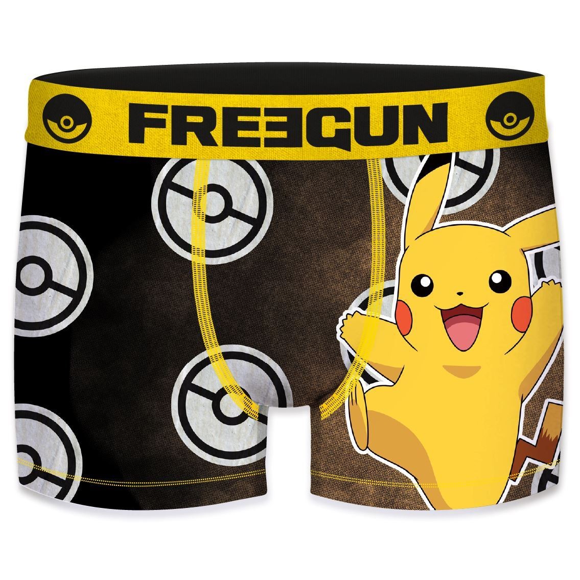 Pikachu Pok? Ball Pok? Mon Boxershorts - Freegun Microfiber