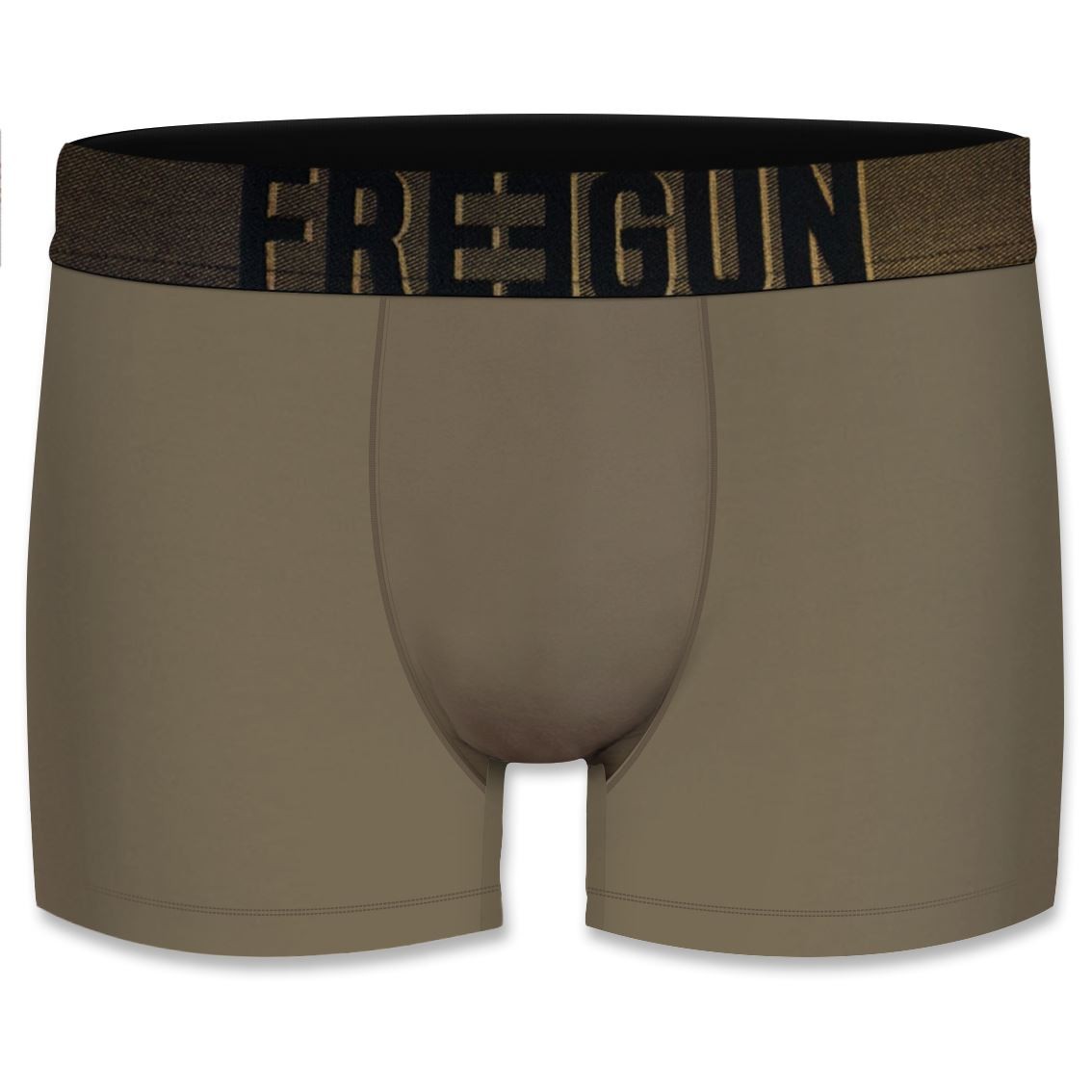 Boxershorts I Microfiber - Grøn - Freegun