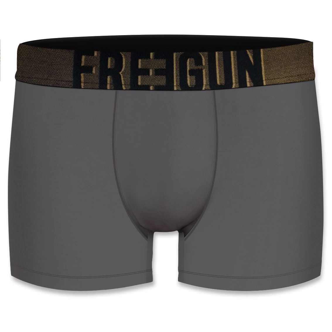 Boxershorts I Microfiber - Grå - Freegun