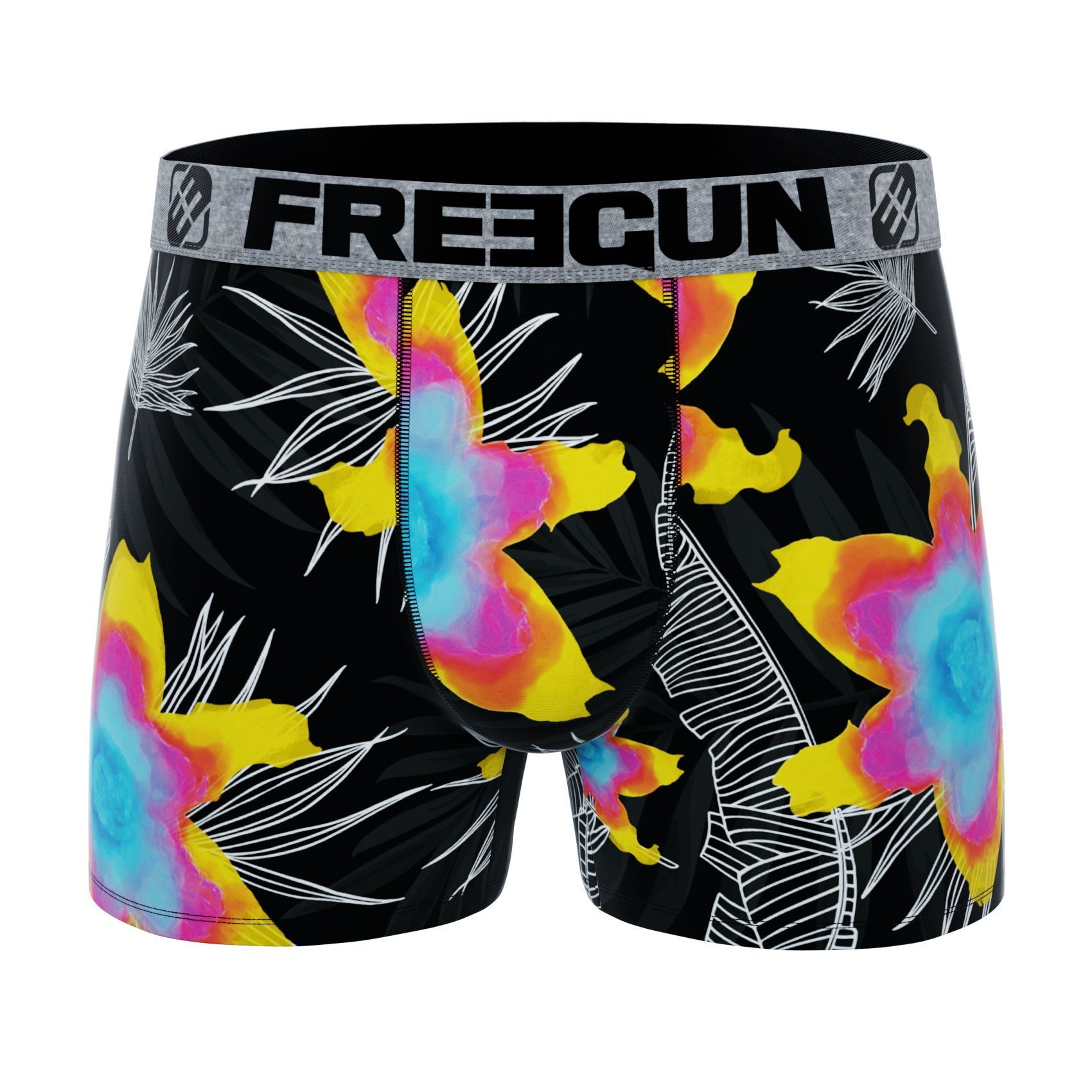 Microfiber Boxershorts - Rainbow Flower - Freegun