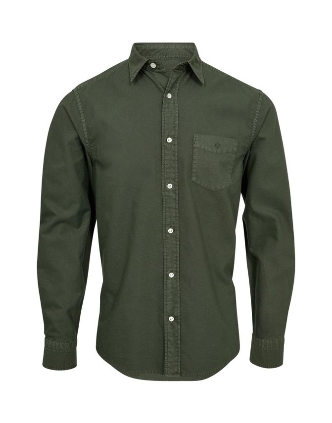 Garment Dyed Shirt L S
