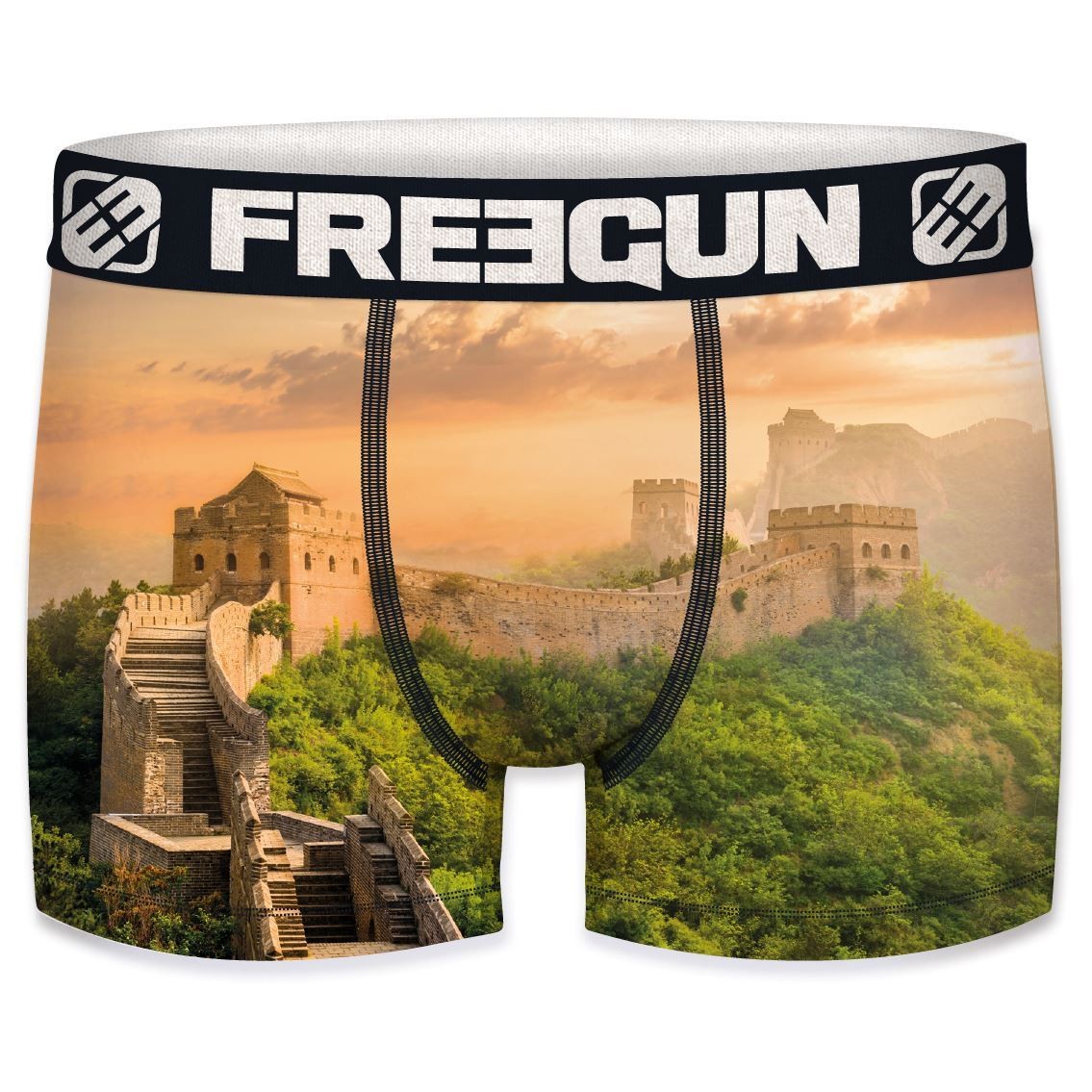 Boxershorts Recycled Microfiber - Den Kinesiske Mur- Freegun