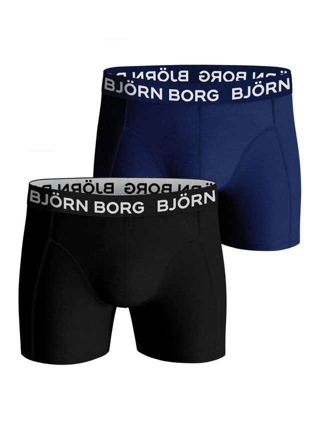 2-pak boxershorts Noos Solids fra Björn Borg på tilbud!