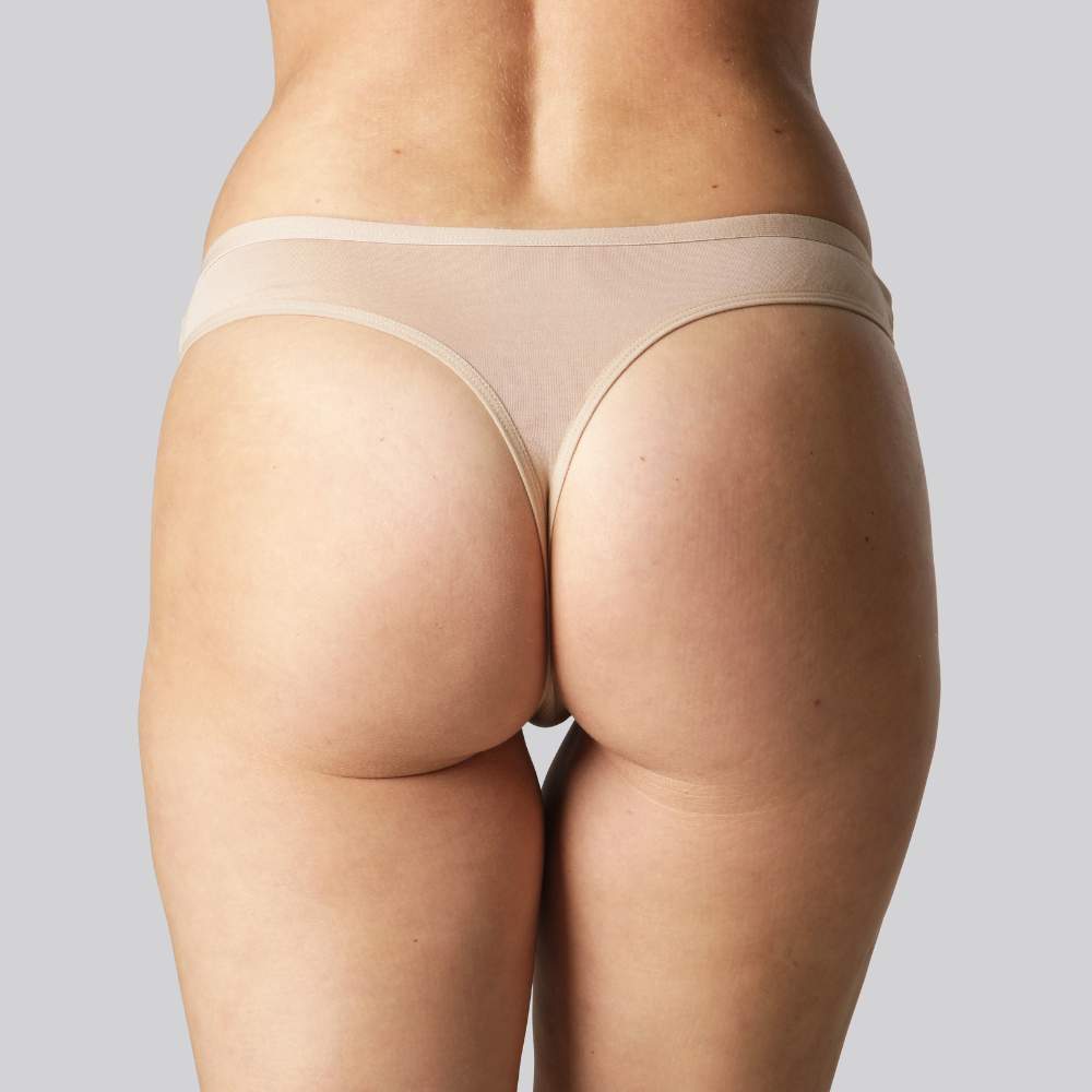 Bambus G-streng Trusse I Beige Til Kvinder