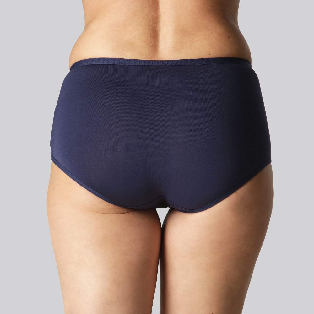 Bambus Hipster Trusse I Navy Blå Til Kvinder