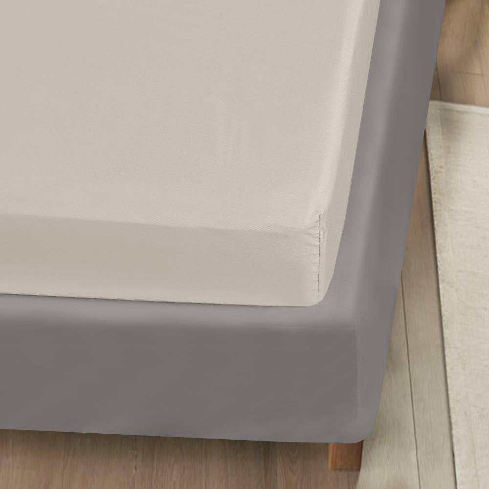 Bambus Kuvertlagen Beige 180x200x20