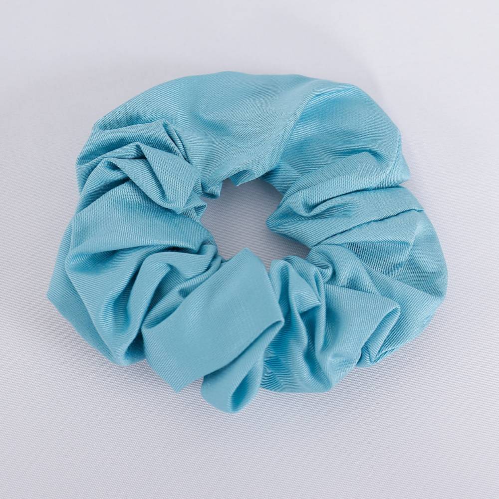 Bambus Scrunchie I Havblå