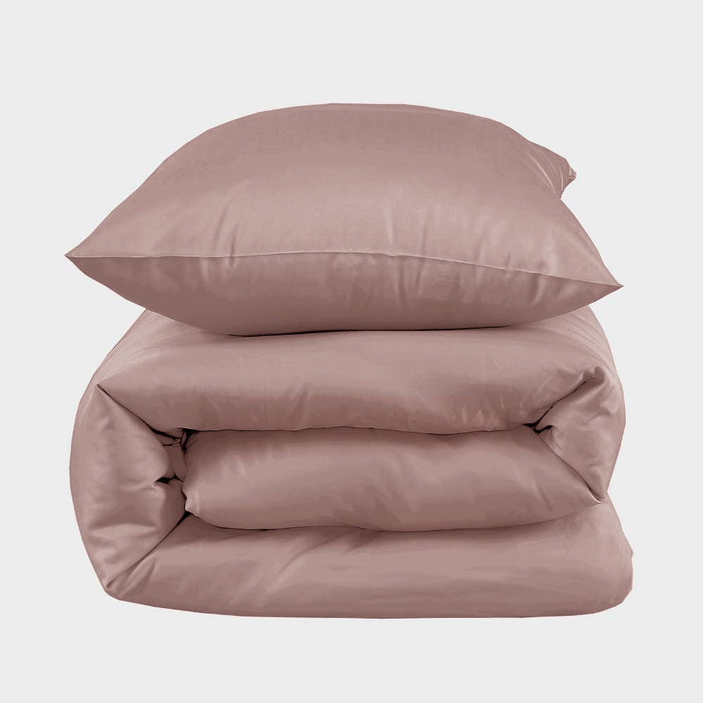 Bambus Sengetøj Gammel Rosa 140x220