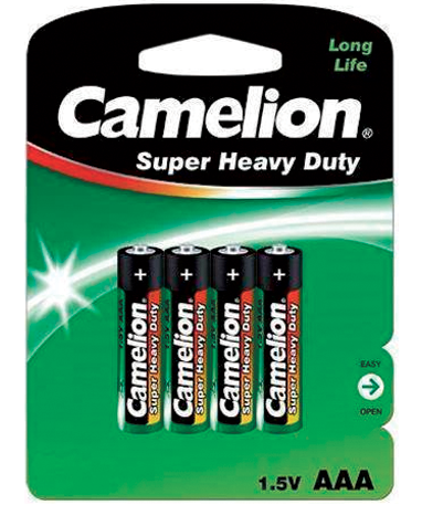 4x Aaa Super Heavy Duty Batterier