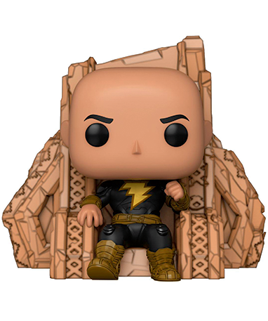 Black Adam Pop Deluxe Vinyl Figure Black Adam On Throne 10 Cm