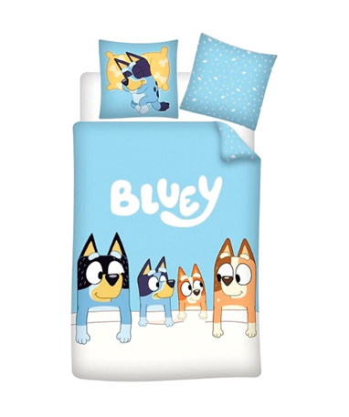 Bluey Sengetøj - Lyseblå