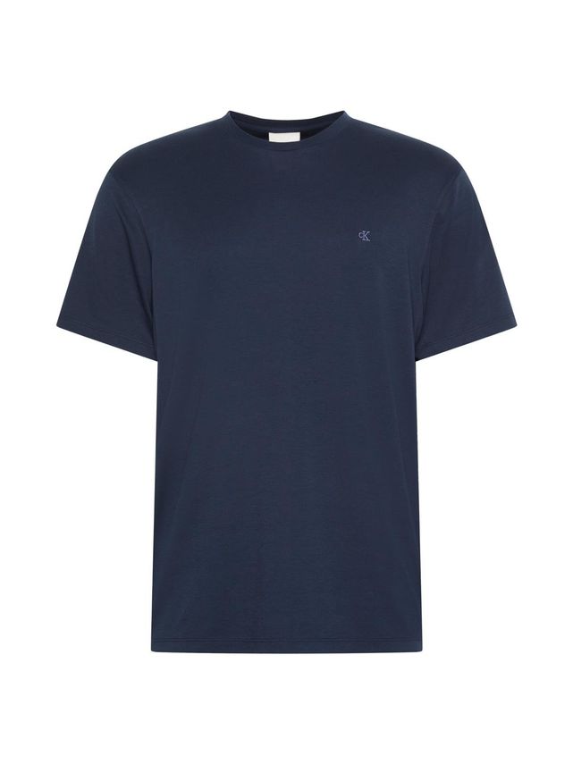 Ss Supima Chest Emb Crewneck Tee