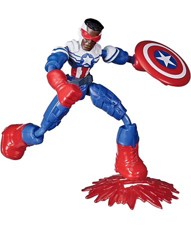Captain America Bend   Flex Figur
