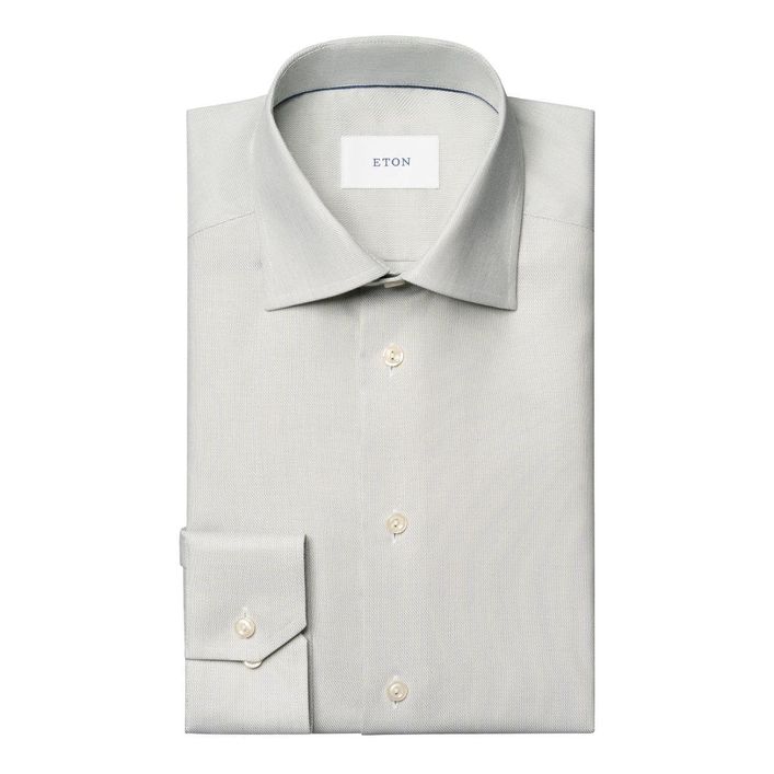Melange Semi Solid Fine Twill Shirt