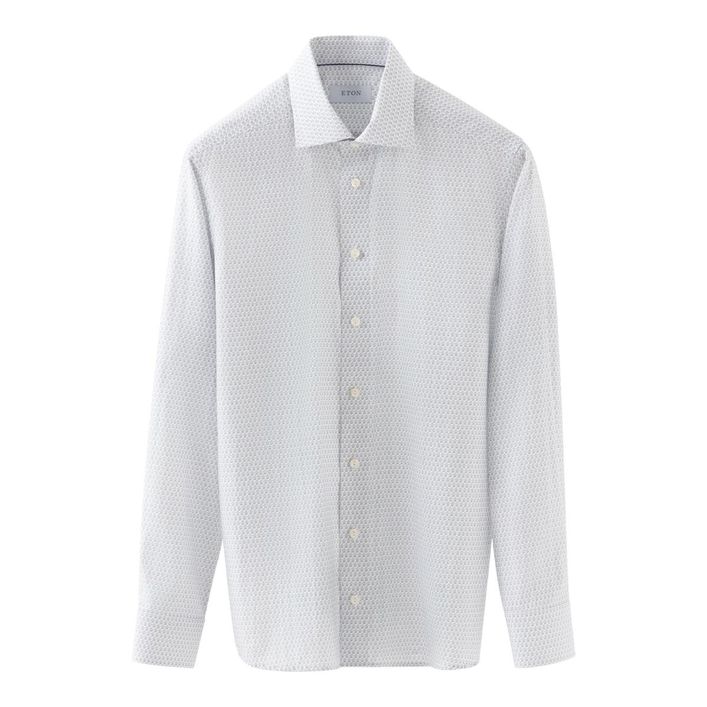 Elegant Semi Solid Signature Twill Skjorte – Tidløs Stil