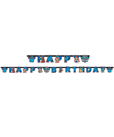 Paw Patrol Happy Birthday Banner - 2m