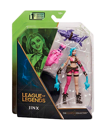 Jinx Action Figur 10cm - League Of Legend