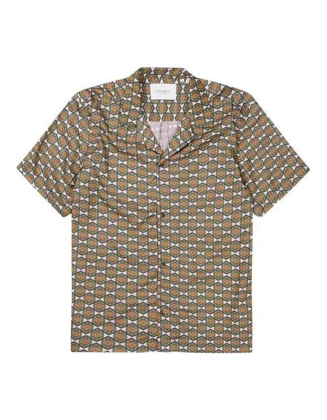Ornament Aop Tencel Ss Shirt