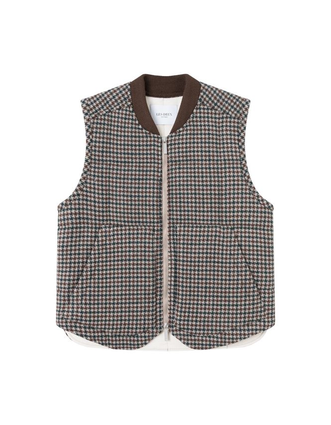 Michael Houndstooth Vest