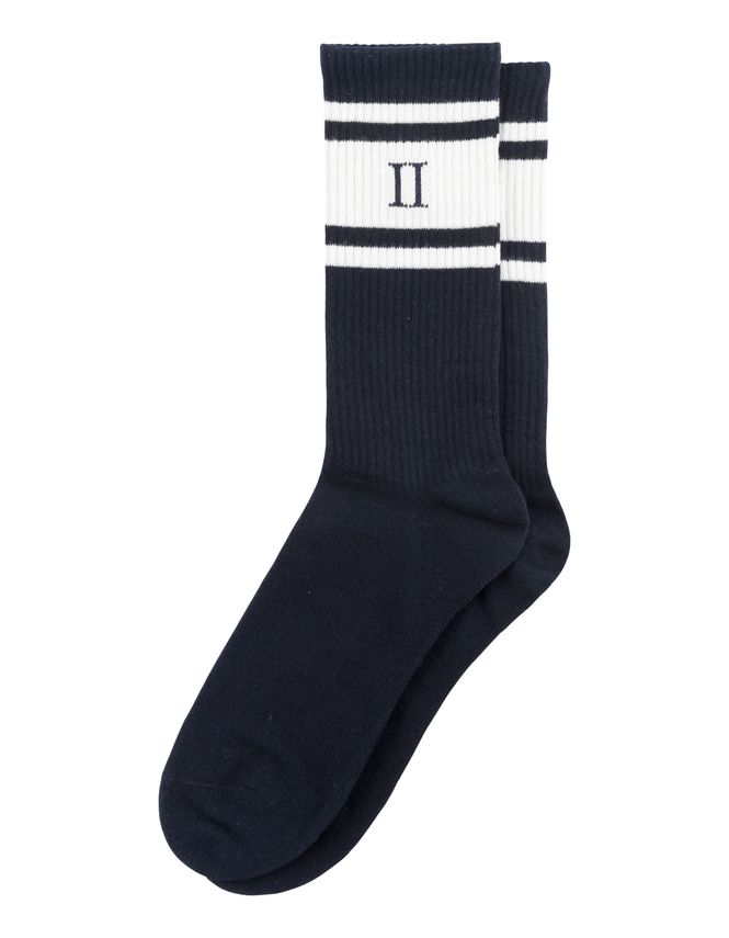 William Stripe Sokker 2-Pack - Økologisk Kvalitet fra Les Deux