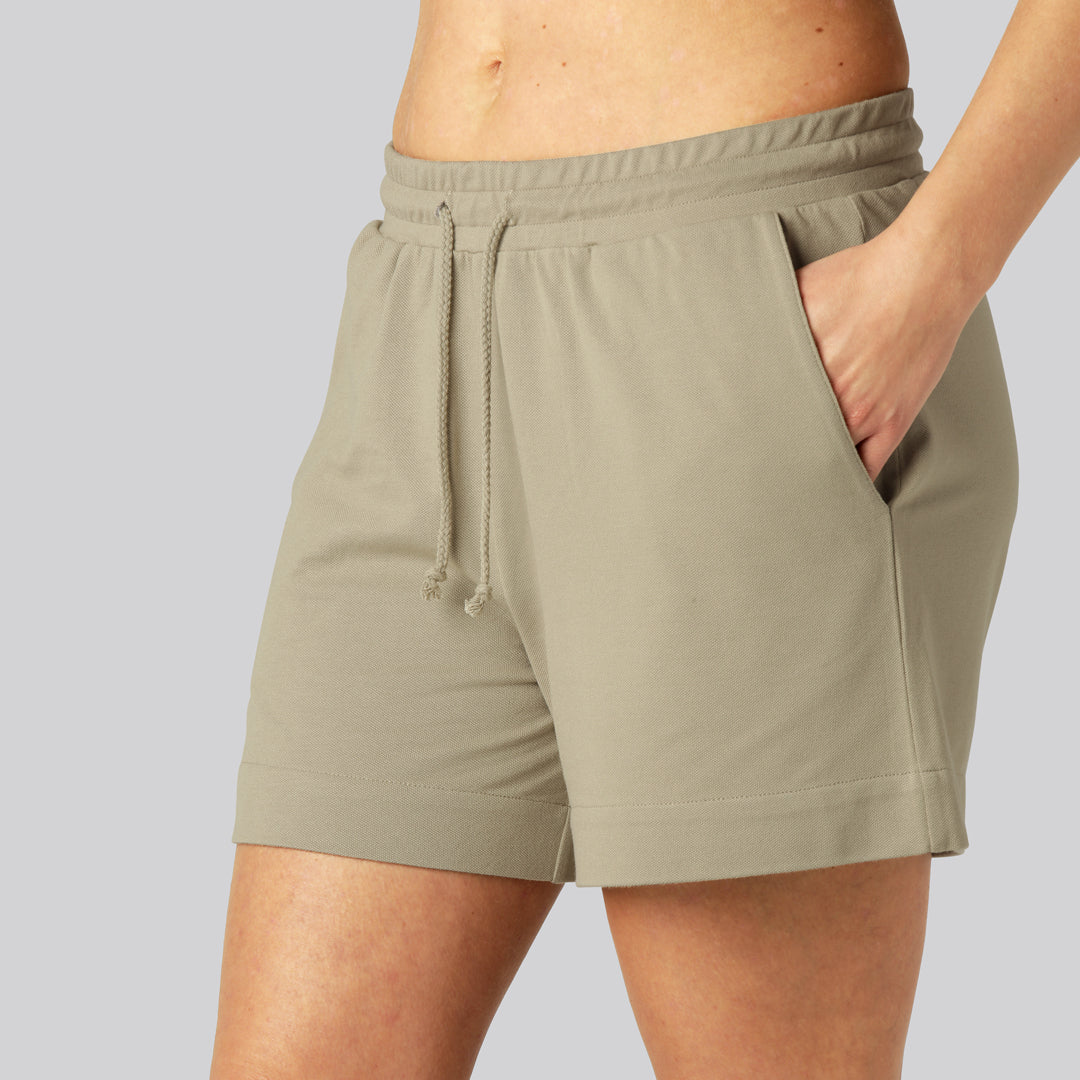 Bambus Hverdagsshorts I Beige Til Kvinder