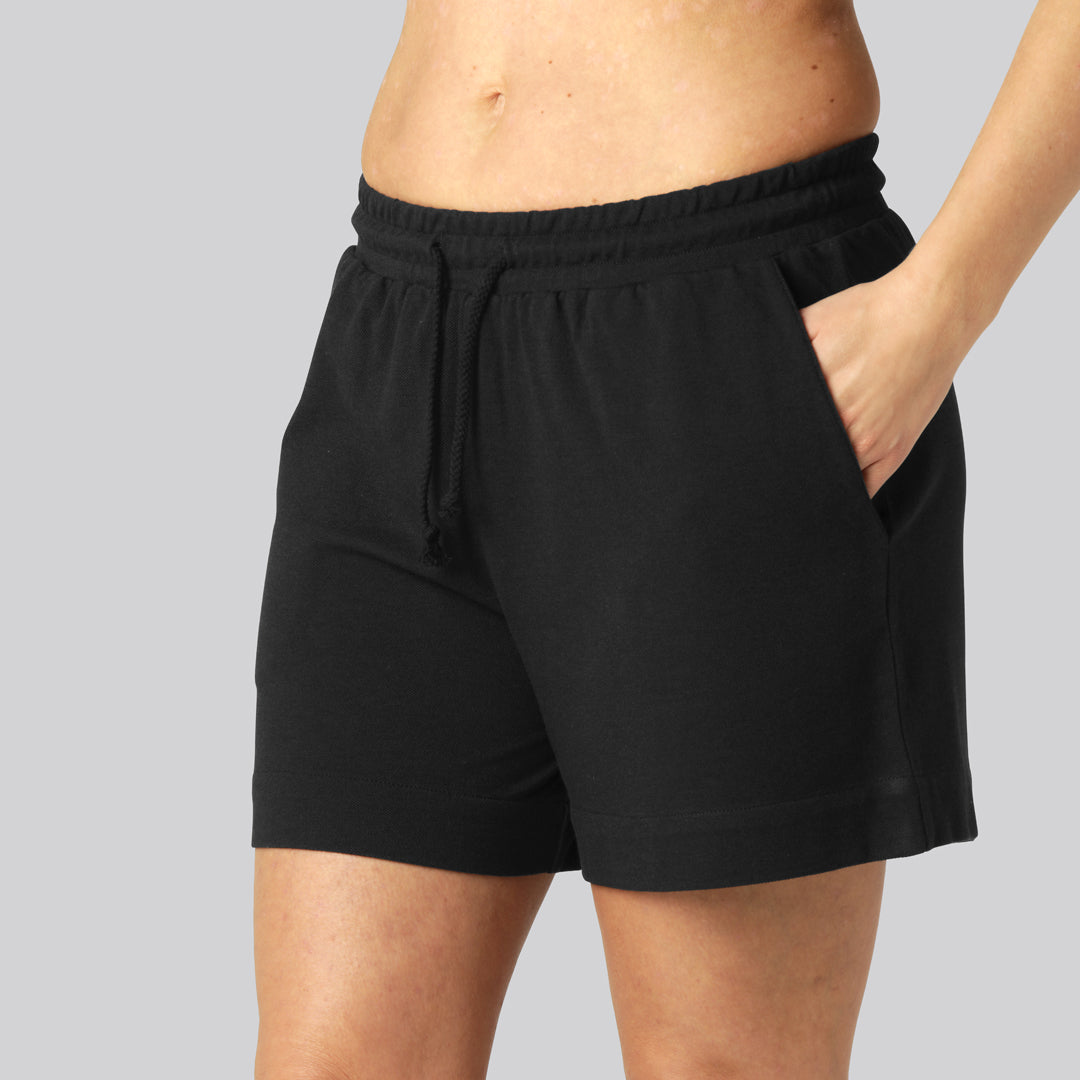 Bambus Hverdagsshorts I Sort Til Kvinder