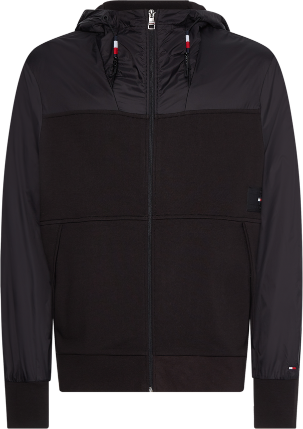 Tommy Hilfiger Hoodie med Lynlås - Mix Media Stil