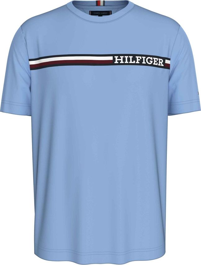 Tommy Hilfiger Bryststribe T-shirt - Fantastisk Tilbud!