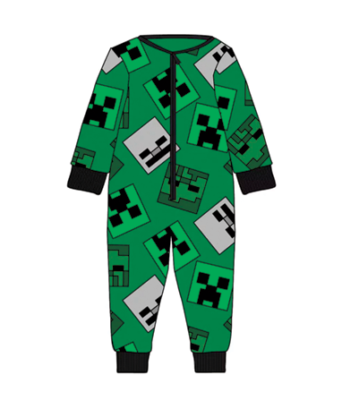 Minecraft Creeper  Zombie   Skelet Onesie  3-10 år