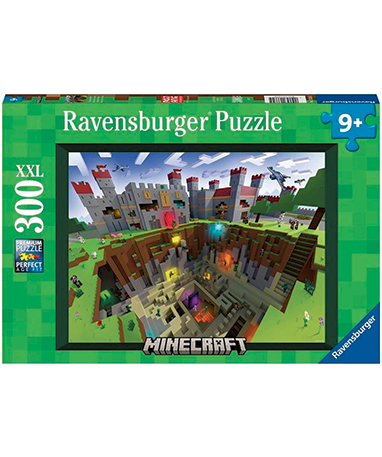 Minecraft Cutaway Puslespil - 300 Brikker