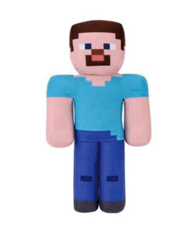 Minecraft Steve Bamse - 30cm
