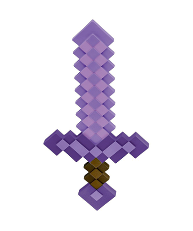 Minecraft Fortryllet Plastik Sværd - 50 Cm