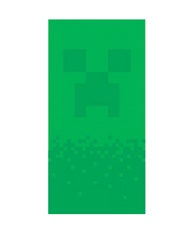Minecraft Håndklæde - Creeper 70x140cm
