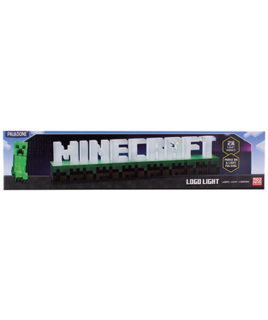Minecraft Logo Lampe - 41cm