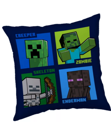 Minecraft Pude - Mørkeblå Mobs