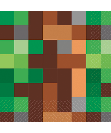 Minecraft Earth Servietter - 16 Stk