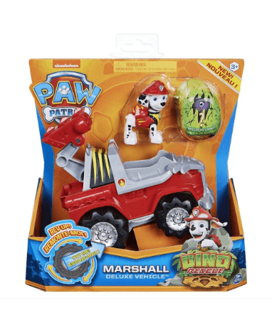 Paw Patrol Dino Deluxe Marshall Køretøj   Figur