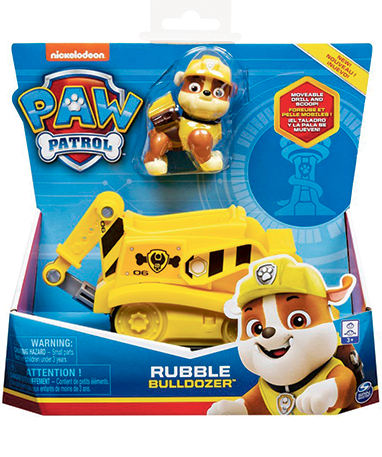 Paw Patrol Rubble Køretøj Figur