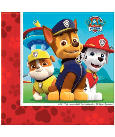 Paw Patrol Servietter - 20 Stk