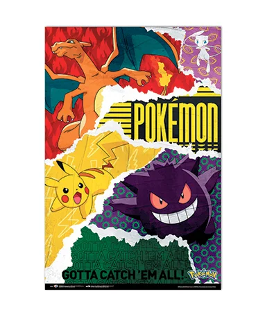 Pokemon Gotta Catch Them All Plakat - 61x91cm