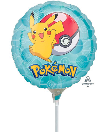 Rund Pikachu Ballon - 45 Cm