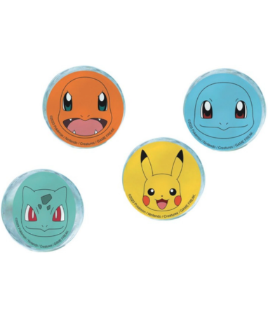 Pokemon Hoppebolde - 4 Stk