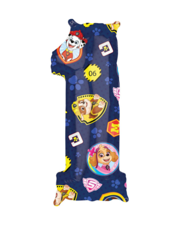Paw Patrol 1 år Ballon - 27x66 Cm