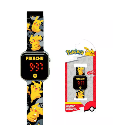 Pokemon Digitalt Led Ur - Pikachu