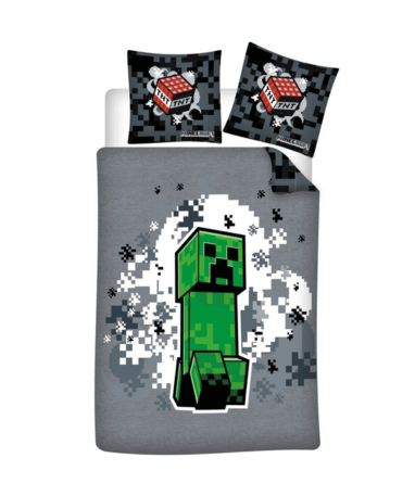 Minecraft Sengetøj - Creeper Boom Tnt