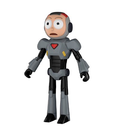 Morty Purge Suit Action Figur - Rick   Morty