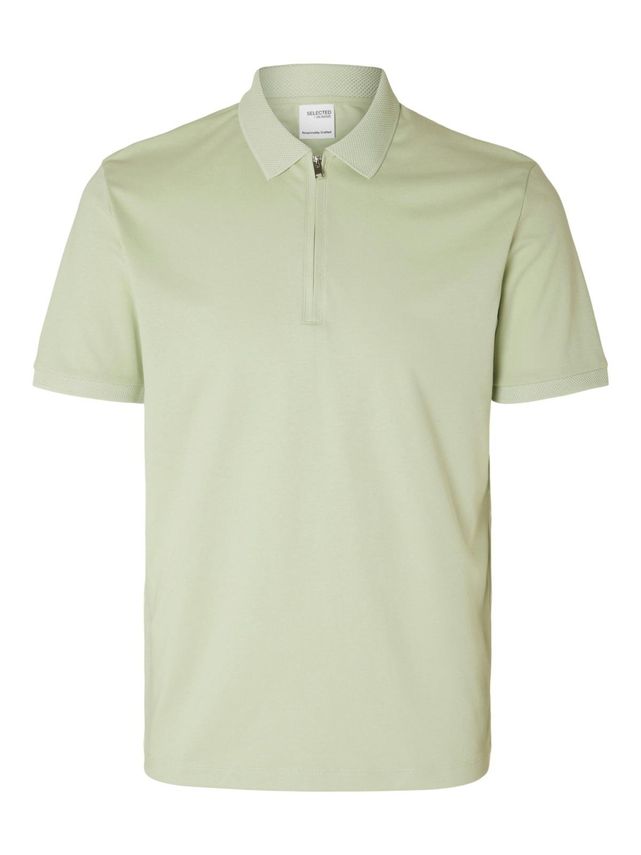 Slhfave Zip Ss Polo B