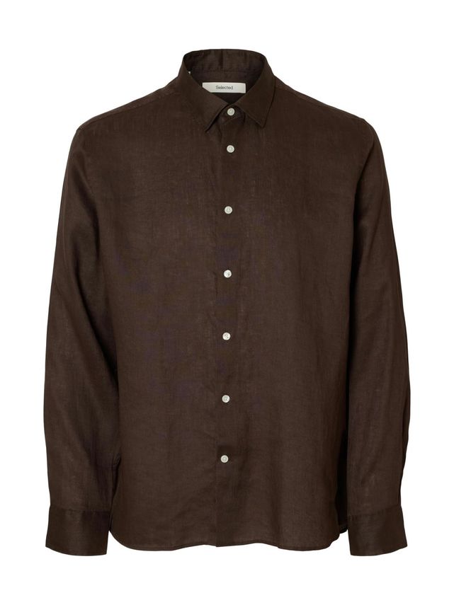 Slhregkylian-linen Shirt Ls Classic