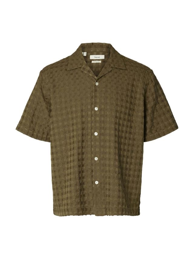 Slhrlxmonty Texture Ss Shirt